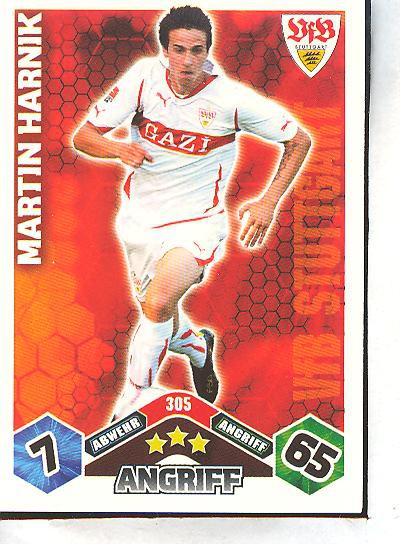 Match Attax 10/11 - MARTIN HARNIK - 305