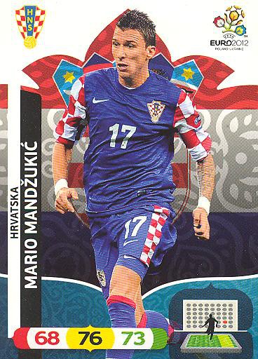 Panini EM 2012 - Adrenalyn XL - Mario Mandzukic - Kroatien