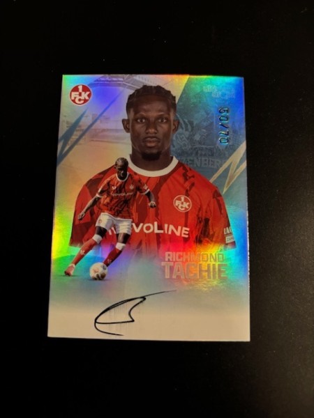 125 Jahre 1. FC Kaiserslautern (2025) - On-Card Signature - Richmond Tachie 50/70