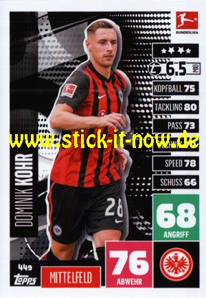 Topps Match Attax Bundesliga 2020/21 "Extra" - Nr. 449