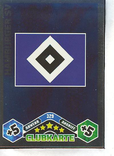 Match Attax 10/11 - HAMBURGER SV - Clubkarte - 329