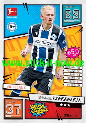 Topps Match Attax Bundesliga 2021/22 - Nr. 90 ( Helden von Morgen )