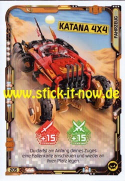 Lego Ninjago Trading Cards - SERIE 5 (2020) - Nr. 205