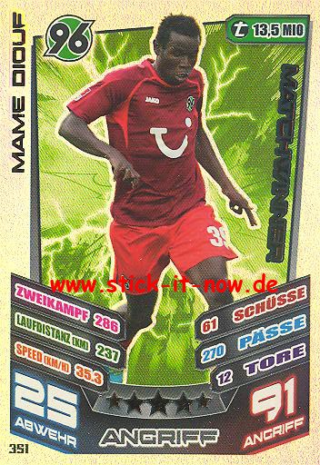 Match Attax 13/14 - Hannover 96 - Mame Diouf - Matchwinner - Nr. 351