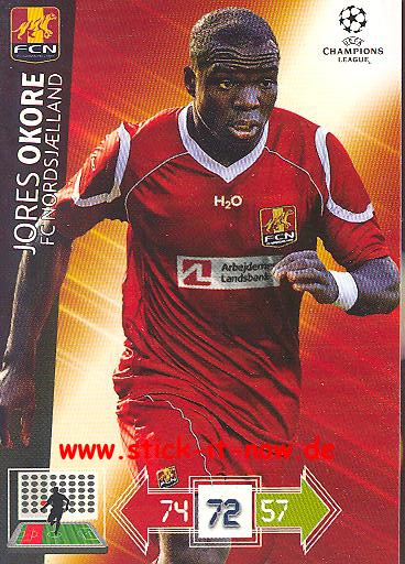 Panini Adrenalyn XL CL 12/13 - FC Nordsjaelland - Jores Okore