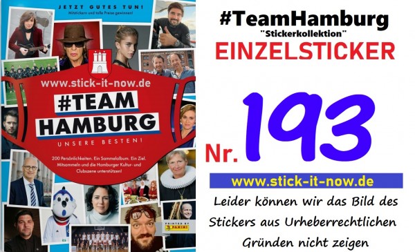 #TeamHamburg "Sticker" (2021) - Nr. 193