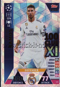 Match Attax Champions League 18/19 - Nr. 433 ( CLUB 100 XL )