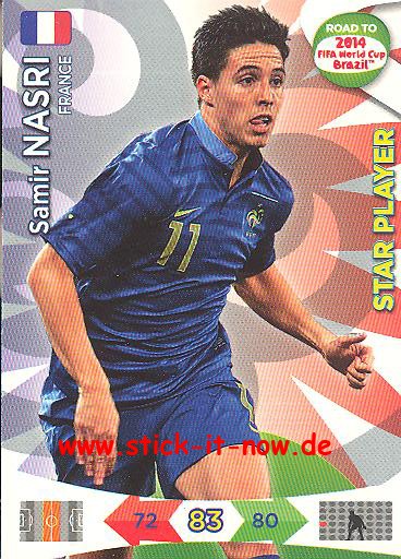 Panini Adrenalyn XL Road to WM 2014 - Samir NASRI