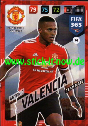 Panini FIFA 365 Adrenalyn XL 2018 - Nr. 74