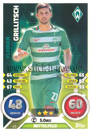 Topps Match Attax Bundesliga 16/17 - Nr. 45