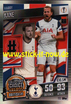 Topps Match Attax 101 (2021) - Nr. 193 ( Choice Awards )