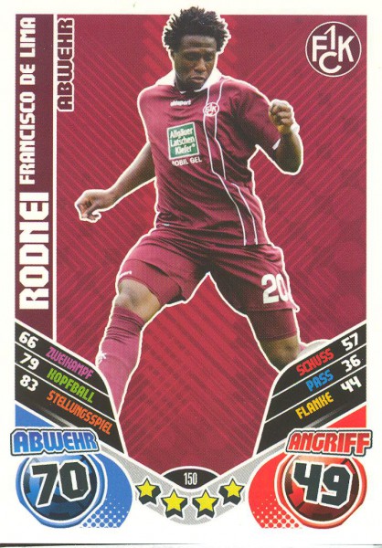 Rodnei Francisco de Lima - Match Attax 11/12