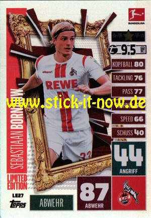 Topps Match Attax Bundesliga 2020/21 "Extra" - Nr. LE 27 (Limitierte Auflage)