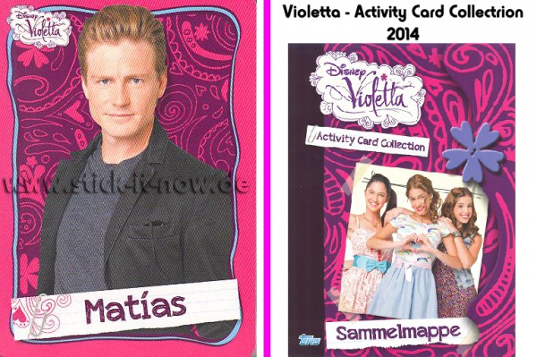 Disney Violetta - Activity Cards (2014) - Nr. 16