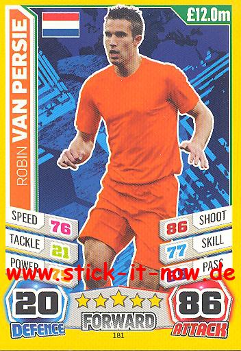 Match Attax "World Stars WM 2014" - ROBIN VAN PERSIE - Nr. 181