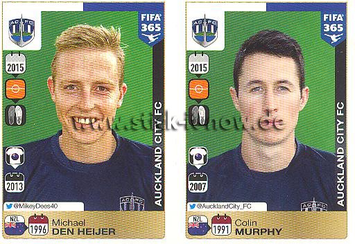 Panini FIFA 365 Sticker - Nr. 695 - 696