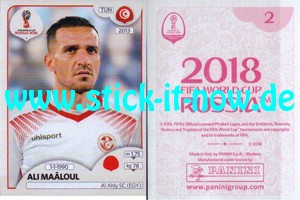 Panini WM 2018 Russland "Sticker" INT/Edition - Nr. 543
