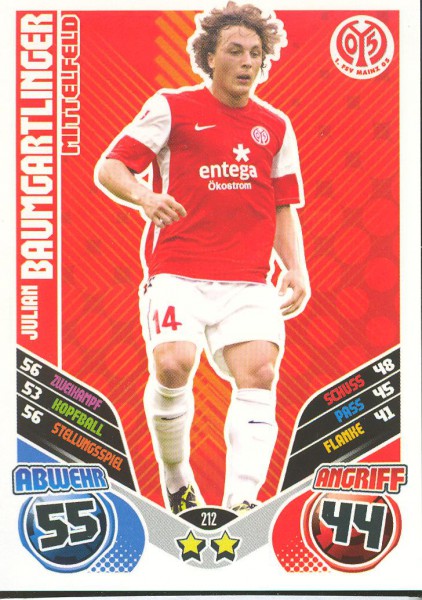 Julian Baumgartlinger - Match Attax 11/12