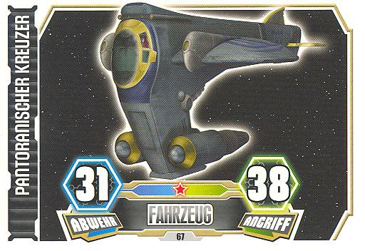 Force Attax - Serie 3 - Pantoranischer Kreuzer - Nr. 67