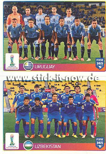 Panini FIFA 365 Sticker - Nr. 45 - 46