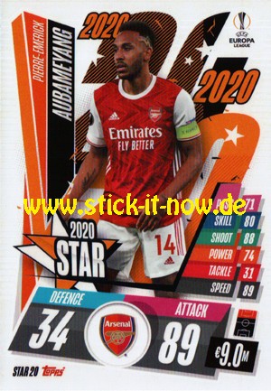 Match Attax Champions League 2020/21 "Festive" - Nr. STAR 20