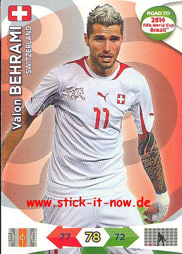 Panini Adrenalyn XL Road to WM 2014 - Valon BEHRAMI