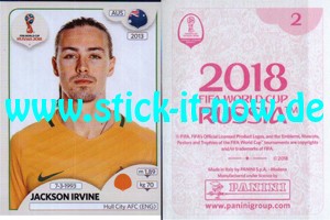 Panini WM 2018 Russland "Sticker" INT/Edition - Nr. 214