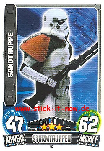 Force Attax Movie Collection - Serie 3 - SANDTRUPPE - Nr. 52