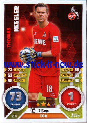 Topps Match Attax Bundesliga 16/17 Extra - Nr. 516