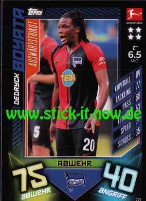 Topps Match Attax Bundesliga 2019/20 "Extra" - Nr. 722