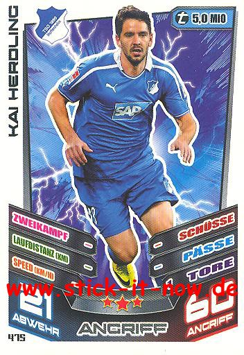 Match Attax 13/14 EXTRA - KAI HERDLING - Nr. 475