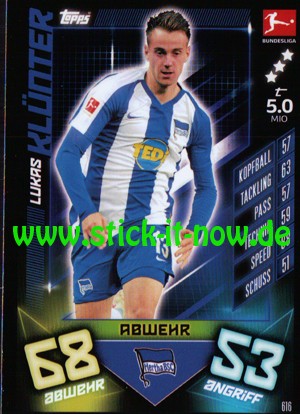 Topps Match Attax Bundesliga 2019/20 "Extra" - Nr. 616