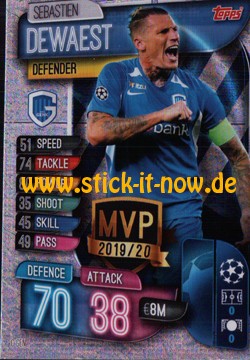 Match Attax Champions League 2019/20 - Nr. C GEN (Club MVPs)