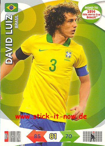 Panini Adrenalyn XL Road to WM 2014 - DAVID LUIZ