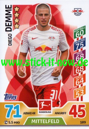 Topps Match Attax Bundesliga 17/18 - Nr. 189