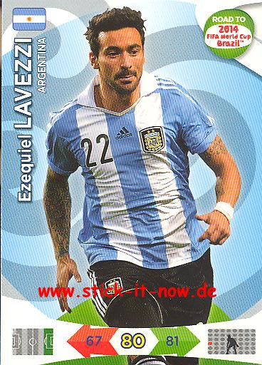 Panini Adrenalyn XL Road to WM 2014 - Ezequiel LAVEZZI