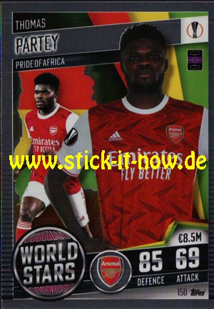 Topps Match Attax 101 (2021) - Nr. 150 ( World Stars )