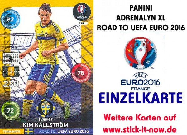 Adrenalyn XL - Road to UEFA Euro 2016 France - Nr. 218