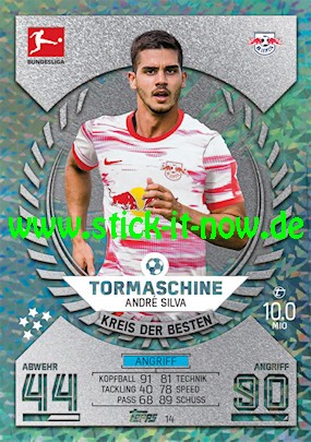 Topps Match Attax Bundesliga 2021/22 - Nr. 14 ( Kreis der Besten )