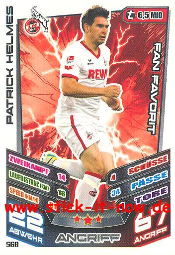 Match Attax 13/14 EXTRA - Fan Favoriten - PATRICK HELMES - Nr. 568