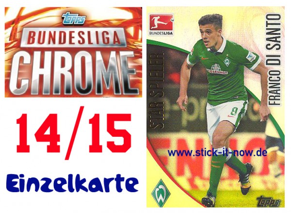 Topps Bundesliga Chrome 14/15 - FRANCO DI SANTO - Nr. 33 (Star-Spieler)