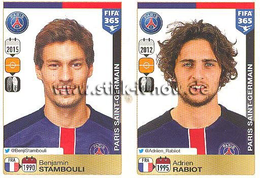 Panini FIFA 365 Sticker - Nr. 453 - 454