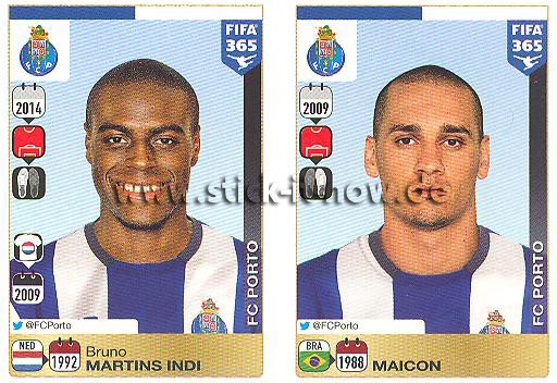 Panini FIFA 365 Sticker - Nr. 704 - 705