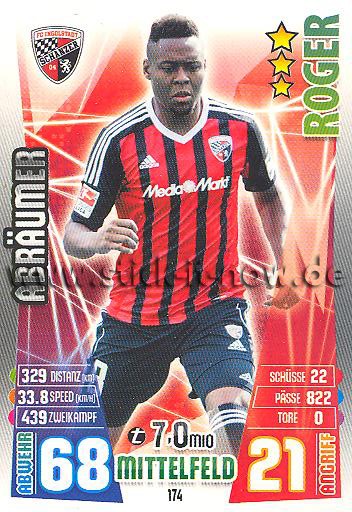 Match Attax 15/16 - ROGER - FC Ingolstadt 04 - Nr. 174