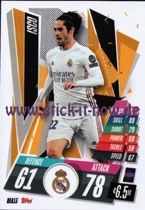 Match Attax Champions League 2020/21 - Nr. REA 13