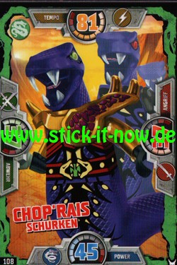 Lego Ninjago Trading Cards - SERIE 3 (2018) - Nr. 108