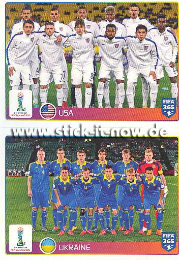 Panini FIFA 365 Sticker - Nr. 43 - 44