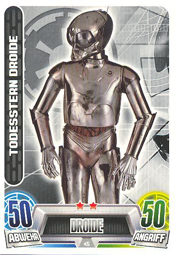 Force Attax Movie Collection - Serie 2 - Todesstern Droide - Nr. 45