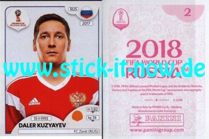 Panini WM 2018 Russland "Sticker" INT/Edition - Nr. 36