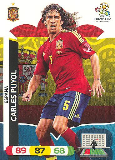 Panini EM 2012 - Adrenalyn XL - Carles Puyol - Spanien